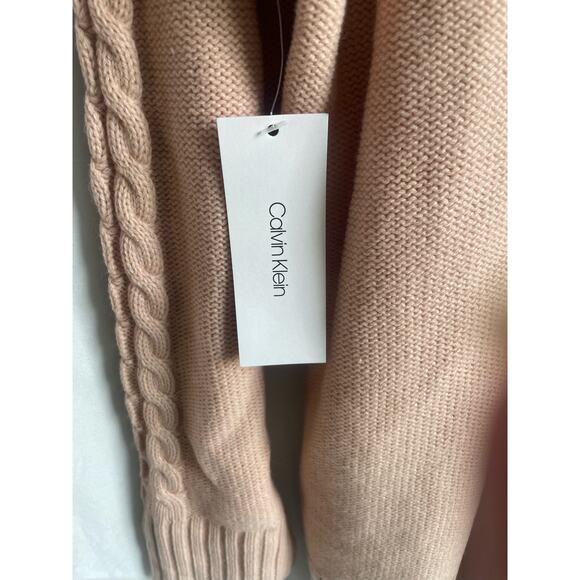 NWT Calvin Klein - Cowl Neck Sweater in Pale Pink - Size XL - Picture 5 of 6